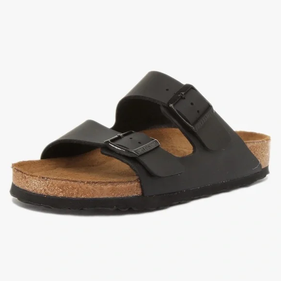 Birkenstock Arizona Unisex-Adult Open Back Slippers Black (41 EU) US W10-10.5 M8 - Picture 8 of 8